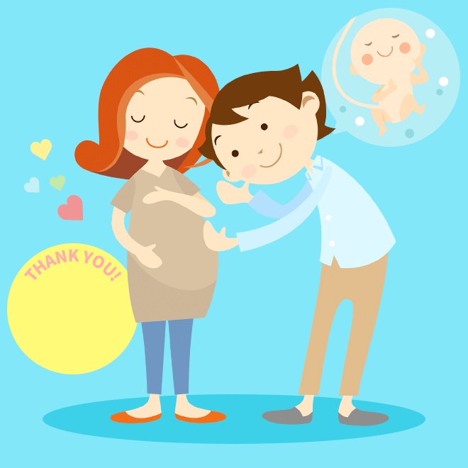 The couple can share! Pregnancy record and diary app '280days'